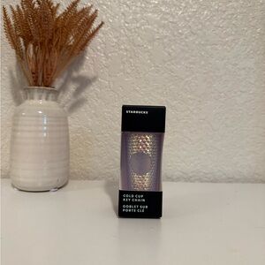 Starbucks Purple Cold Cup Collectible Key Chain